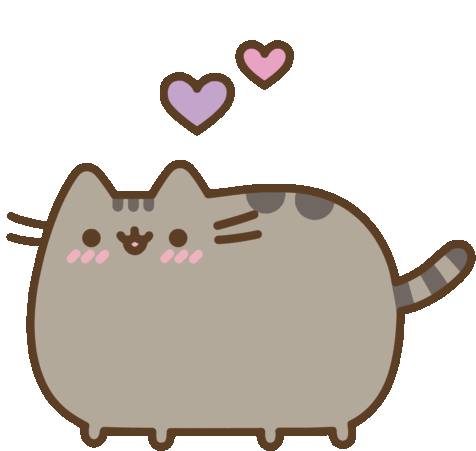 Pusheen love gif